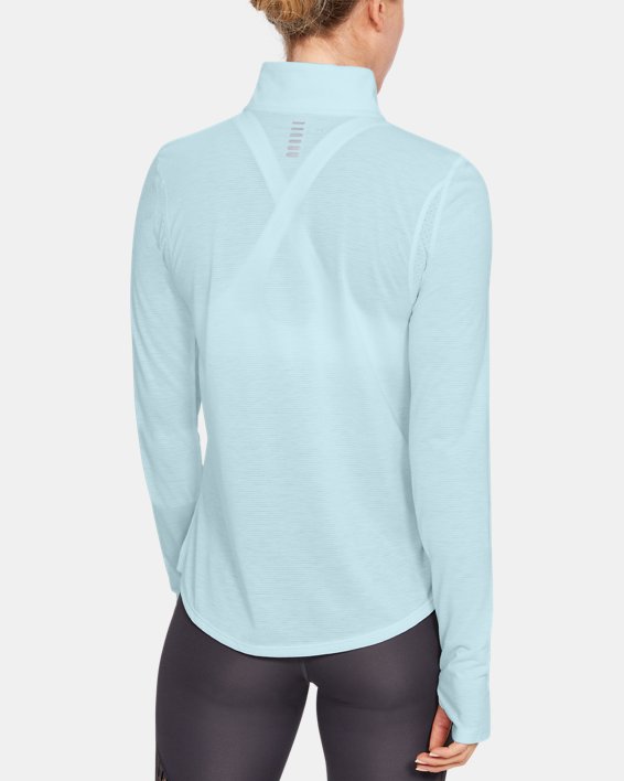 Under Armour Womens UA Streaker 2.0 Half Long Sleeve Warm Running Hushed Pink/Hushed Pink/Reflective Zip Up Top with Modern Fabric SM 662 Under Armour Womens UA Streaker 2.0 Half Long Sleeve Warm Running Hushed Pink/Hushed Pink/Reflective Zip Up Top with Modern Fabric SM 662